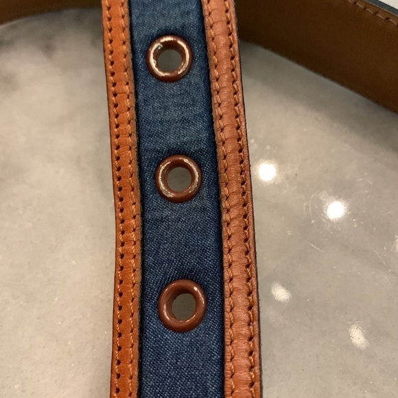 Bullock and Jones belt solid brass buckle size 36 quiet luxury accessory item - Picture 7 of 11